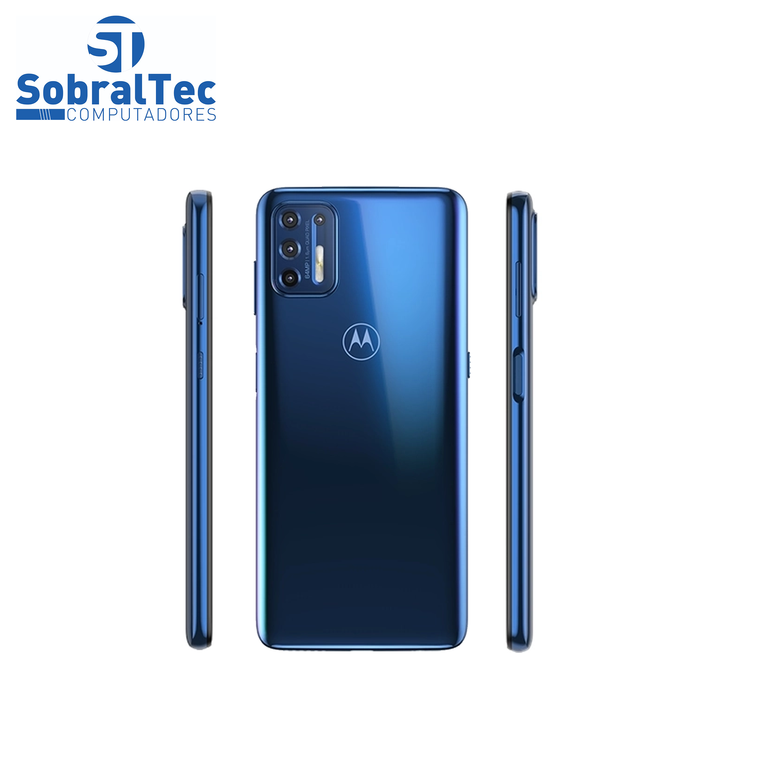 Smartphone Motorola Moto G9 Plus Dual Chip Desbloqueado Android 10 Tela 6.8" 128GB 4G Câmera Quadrupla 64MP + 8MP+ 2MP +