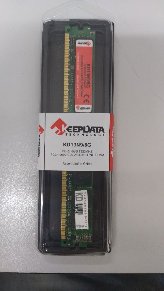 Memória Ram Desktop 4GB Ddr3 1333Mhz KeepData- KD13N9/4G