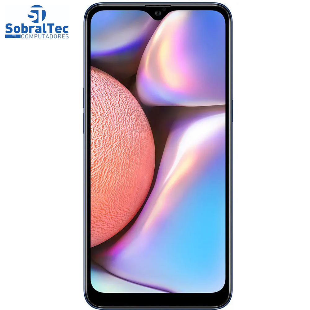 Smartphone Samsung Galaxy A10s 32GB  4G - Octa-Core 2GB RAM 6,2” Câm. Dupla + Selfie 8MP- Azul