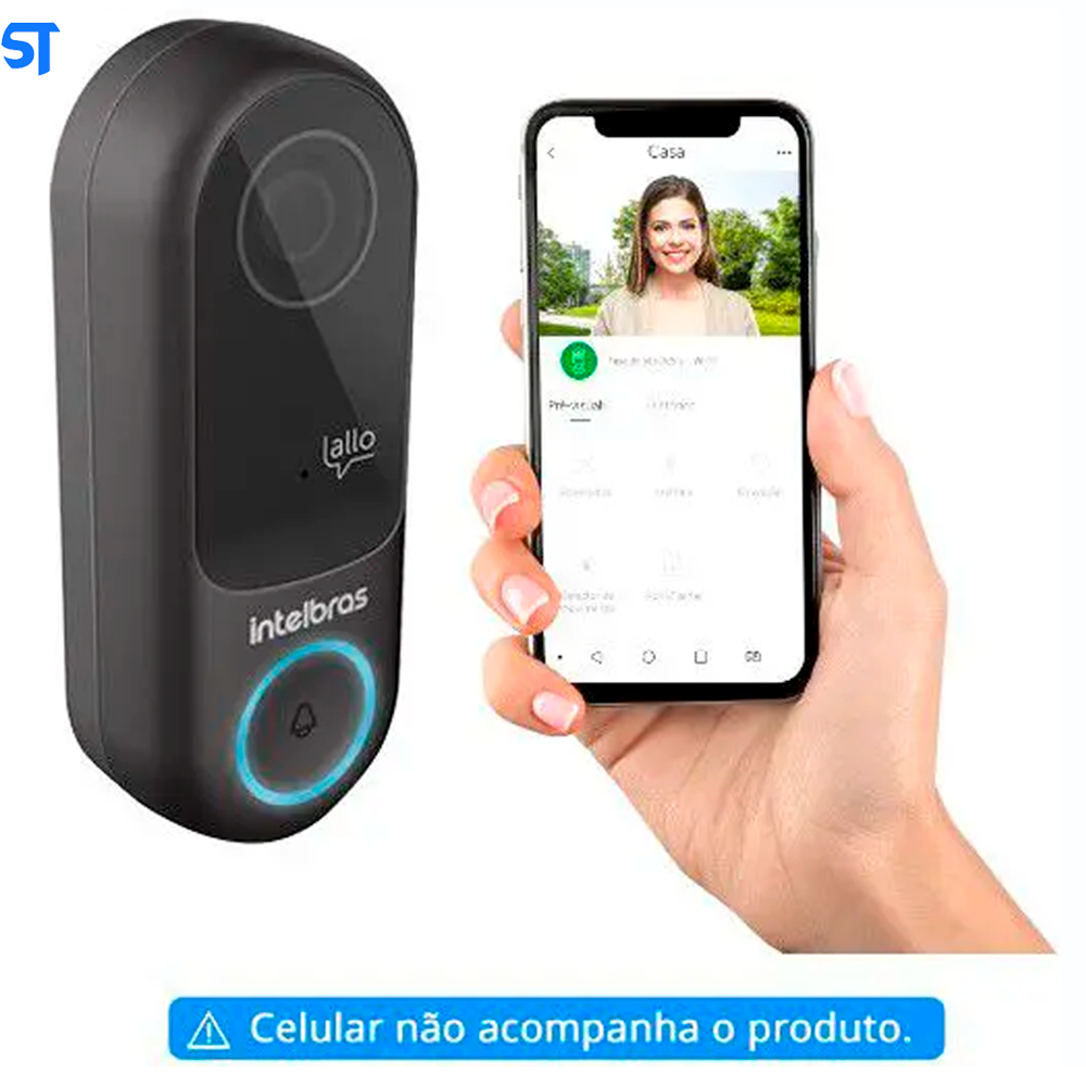 Vídeo Porteiro Intelbras Allo W3 Viva Voz - com Visão Noturna