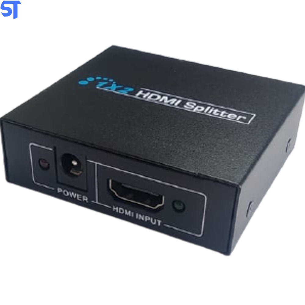 Switch Distribuidor Amplificador Ultra Hd 4k Uhd Hdmi 1 Entrada e 2 Saídas