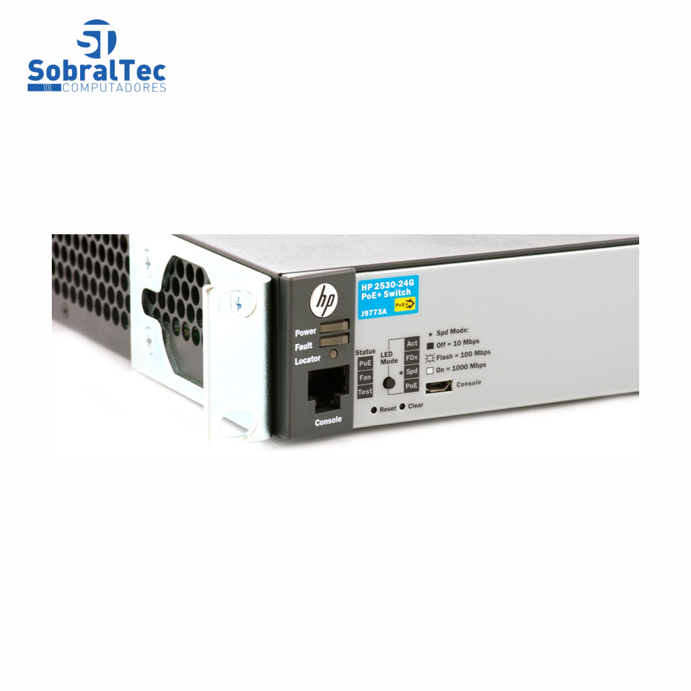 Switch 24 Portas Gigabit 10/100/1000 2530-24g Gerenciável 4 Sfp Layer 2 HP J9776a