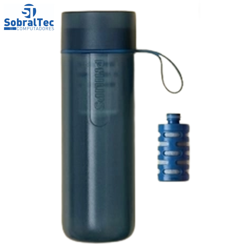 Garrafa De Agua Active Com Filtro Philips AWP2712BLR