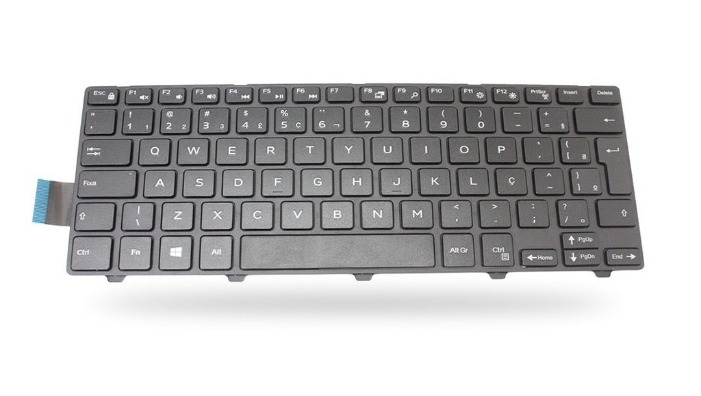 Teclado do Notebook  Dell Inspiron 14-3000 Séries 0jnx71 V147125ar Pk1313p2a32 Br