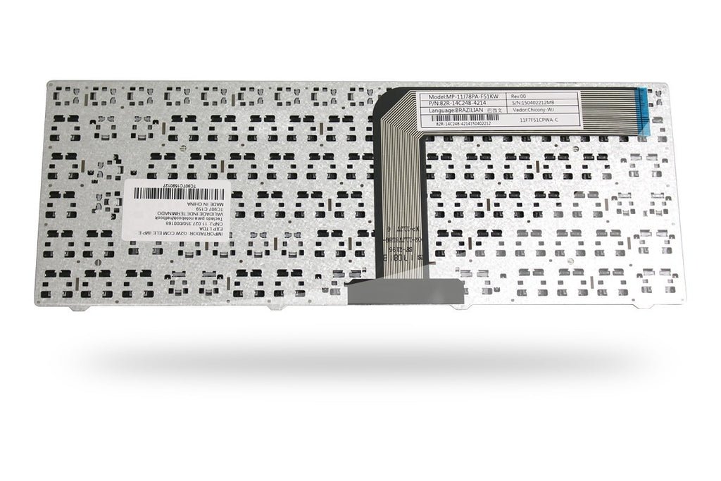 Teclado Notebook Positivo Mod- MP-11J78PA-F51kw PN 82r-14c248-4214 XR2998 XR3000 XR3008 W