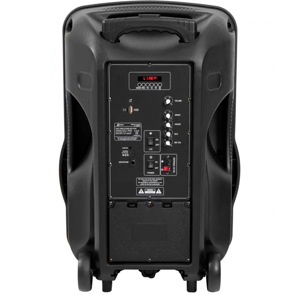 Caixa de Som Bluetooth Lenoxx CA 350 Amplificada - 500W USB Woofer (221515000)