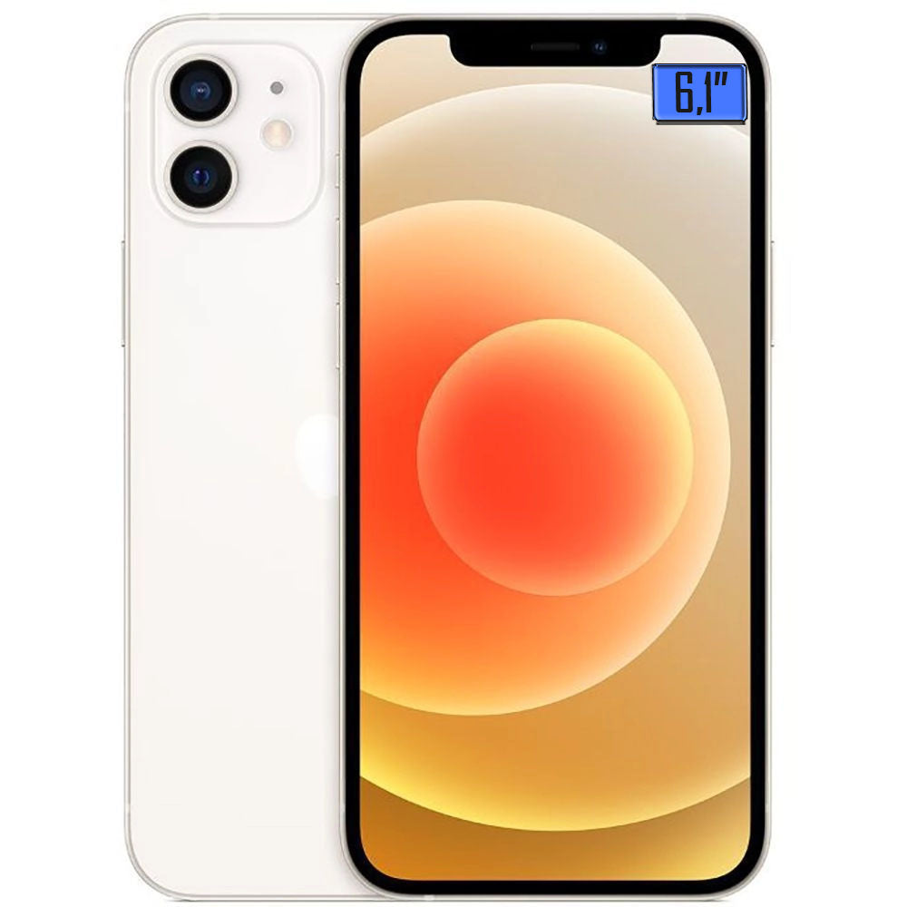 iPhone 12 Apple 64GB Branco Tela 6,1” - Câm. Dupla 12MP iOS