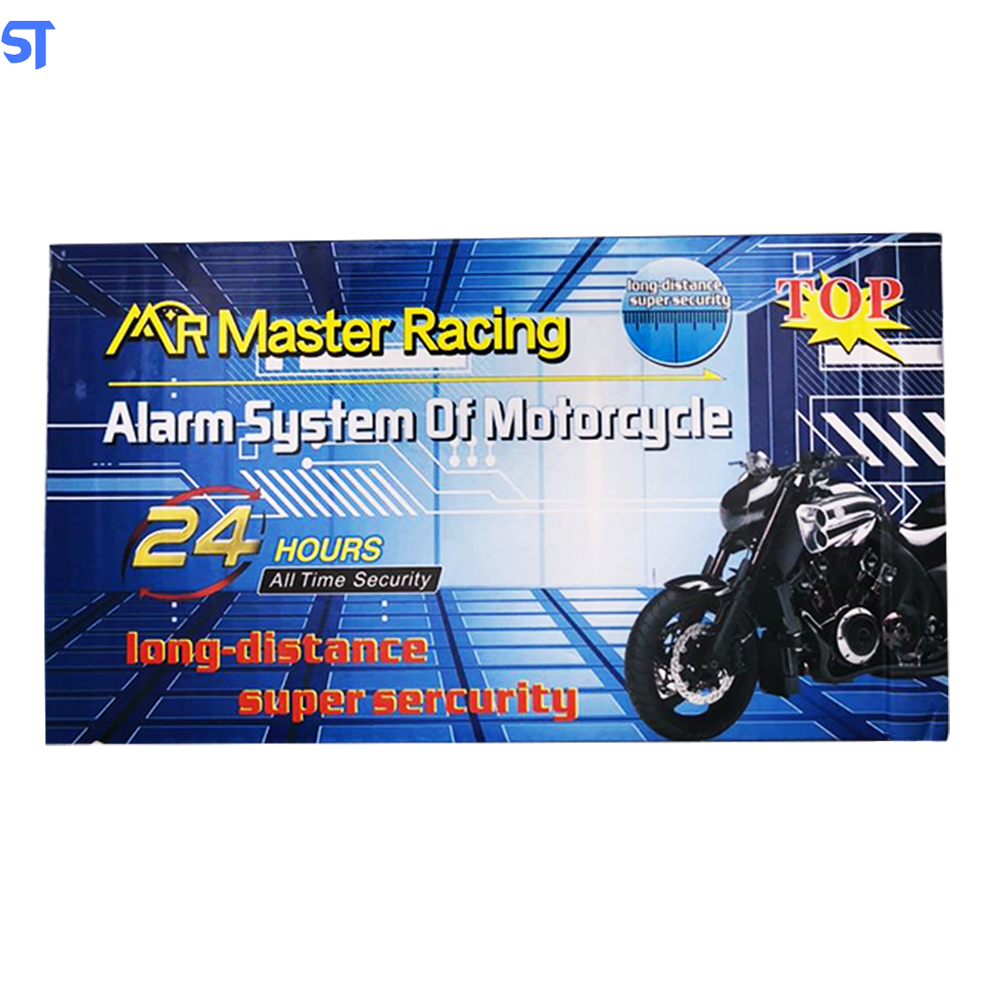 Alarme de Segurança 12v Para Moto a Prova de Água Super Seguro - Master Racing