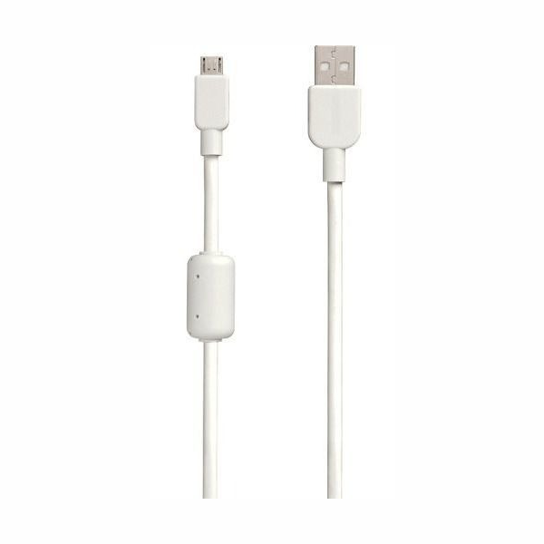 Cabo Usb 3.0 Turbo 1,5 Metros Branco ALLin1 Para Celular V3