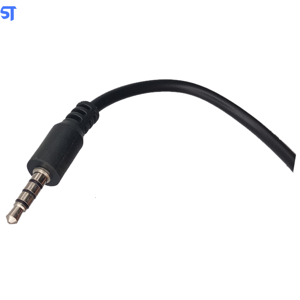 Cabo Usb Para P2 Lelong 30Cm - Preto