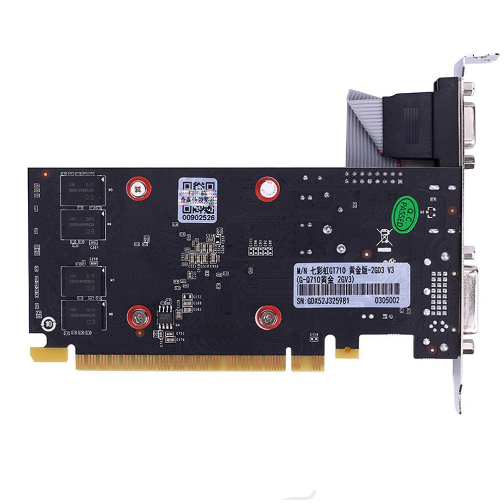 Placa De Vídeo Colorful Geforce Gt 710 2gb 2gd3 Ea1v- 64bits Ddr3 Dx12 Dvi-D - Vga - Hdmi
