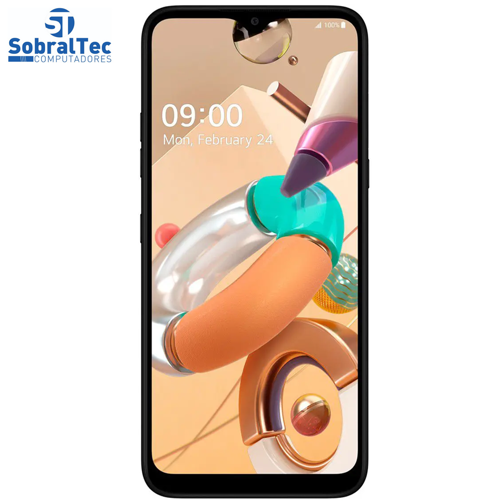 Smartphone LG K41S 32GB Titânio 4G Octa-Core - 3GB RAM 6.55” Câm. Quádrupla + Selfie 8MP