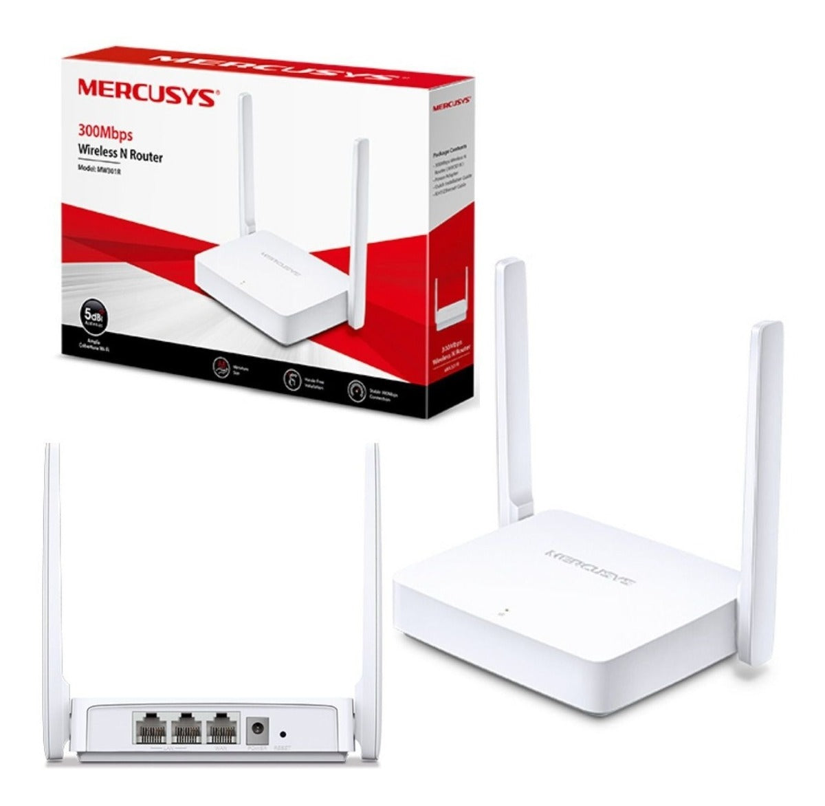 Roteador Mercusys Wireless N 300Mbps MW301R