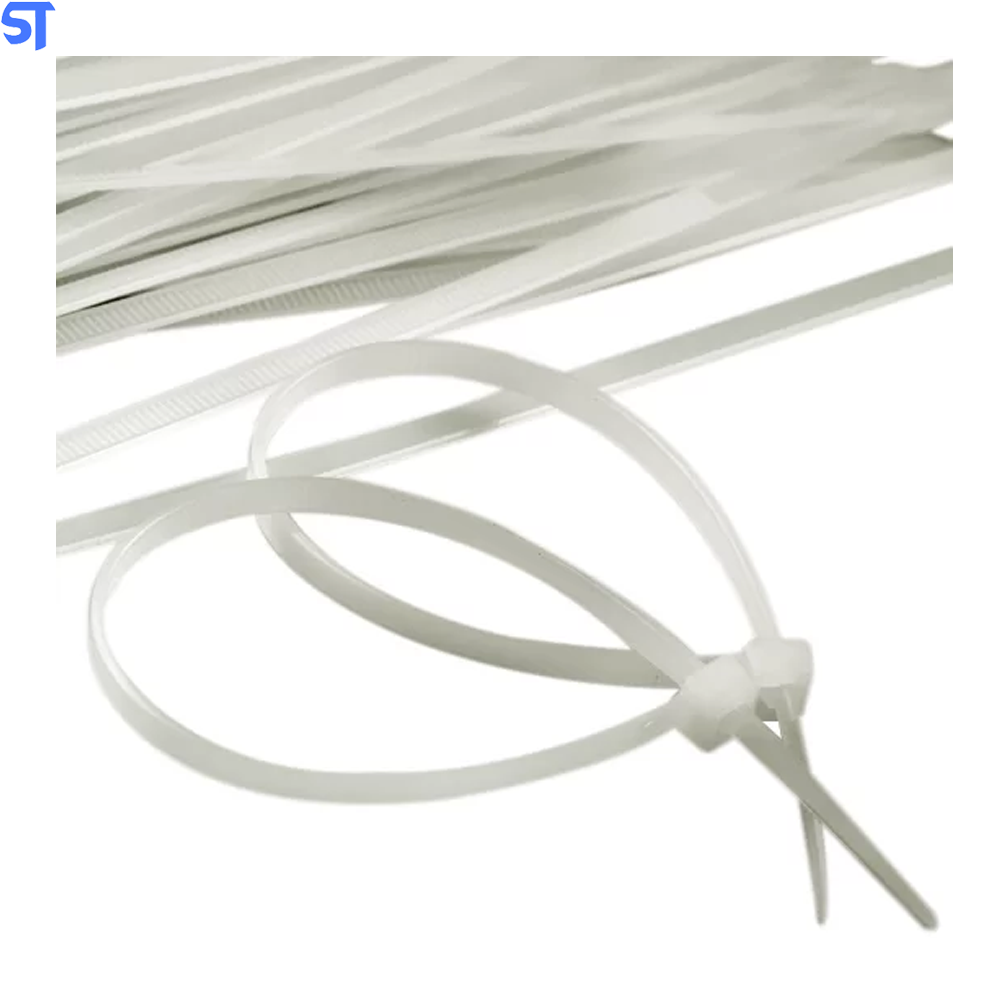 Abraçadeira Enforca Gato de Nylon 3,6X150mm 100PCS - Branca