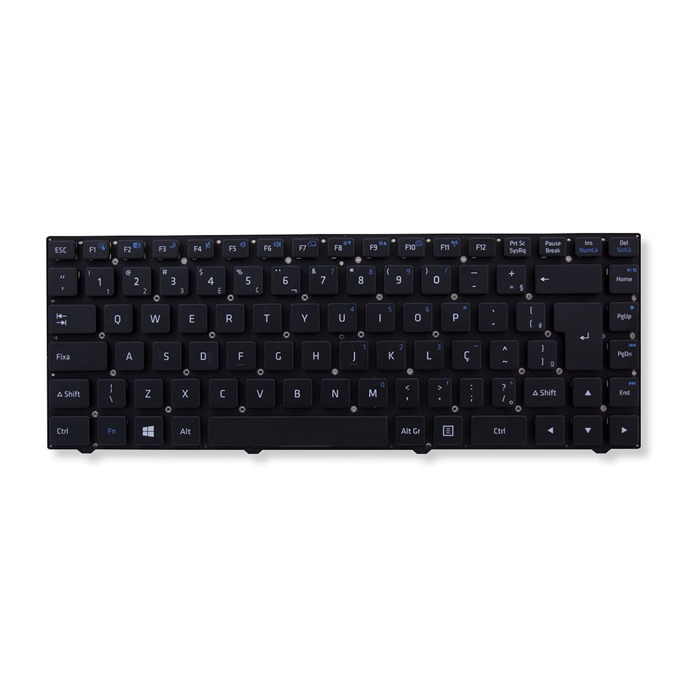 Teclado Com Moldura Notebook Positivo Master N40i