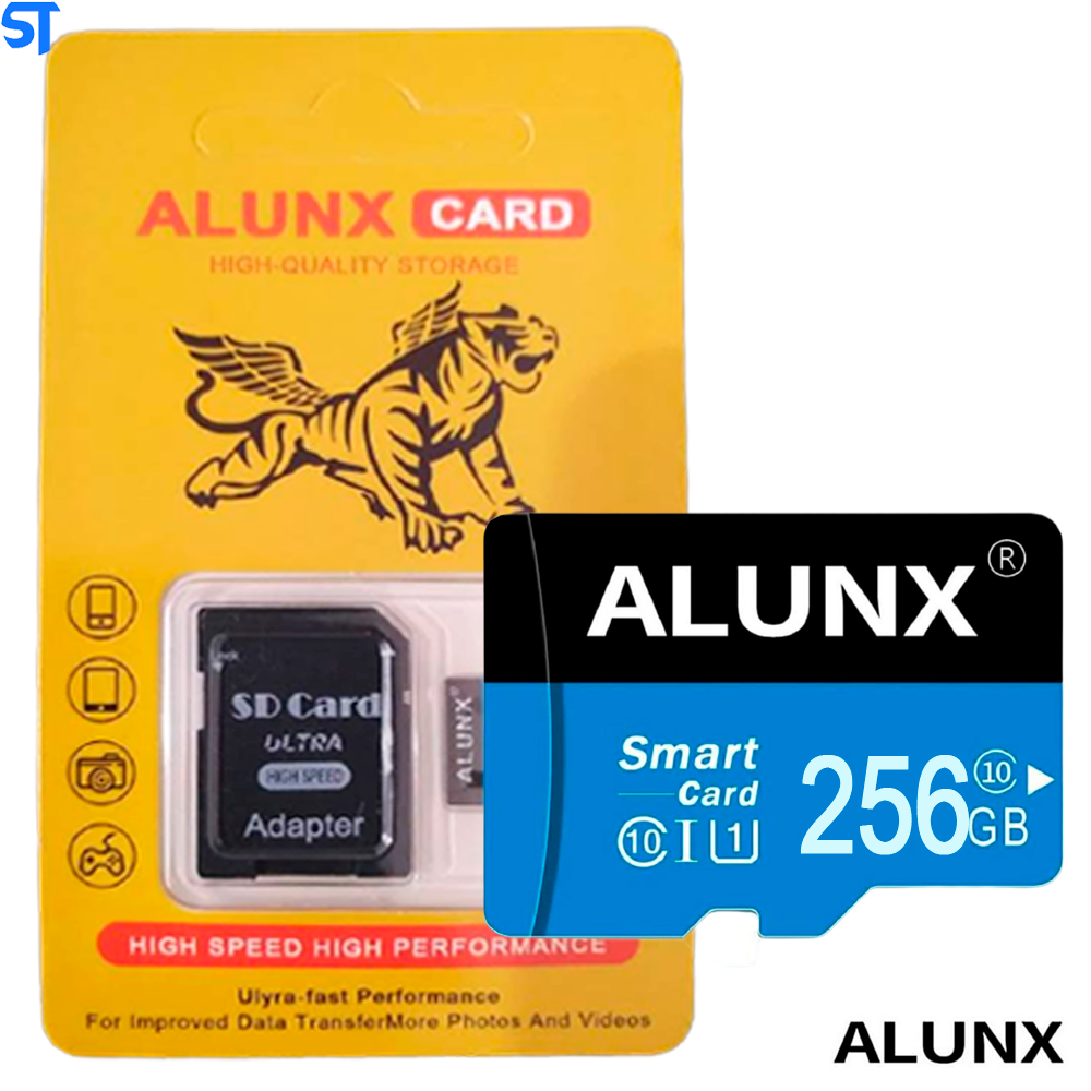 Cartão Micro SD Alunx 256Gb 25MB/s De Leitura