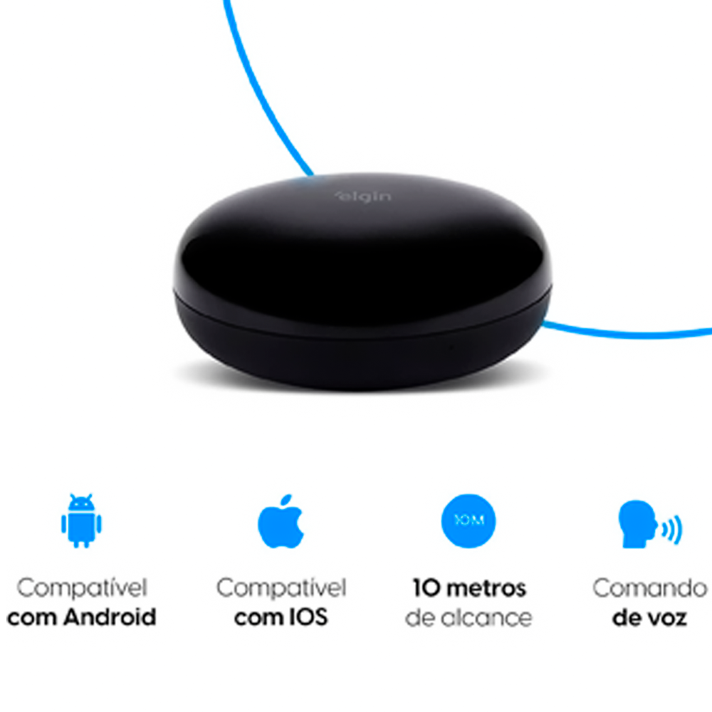 Controle Remoto Inteligente Universal Wifi Smart Home Elgin - 46RSMARTCON