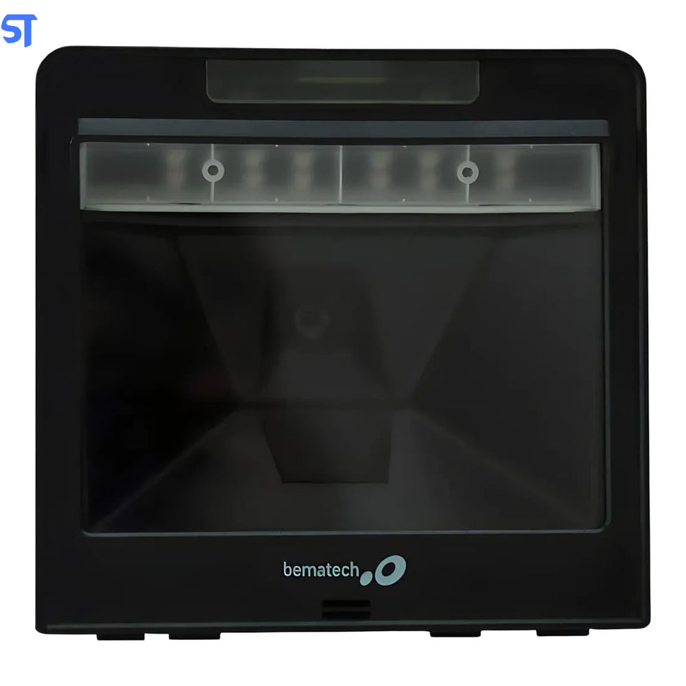 Leitor de Código de Barras de Mesa Fixo Bematech I-3200 Novo S-3200 1D e 2D, Imager, USB, Plug & Play, Preto