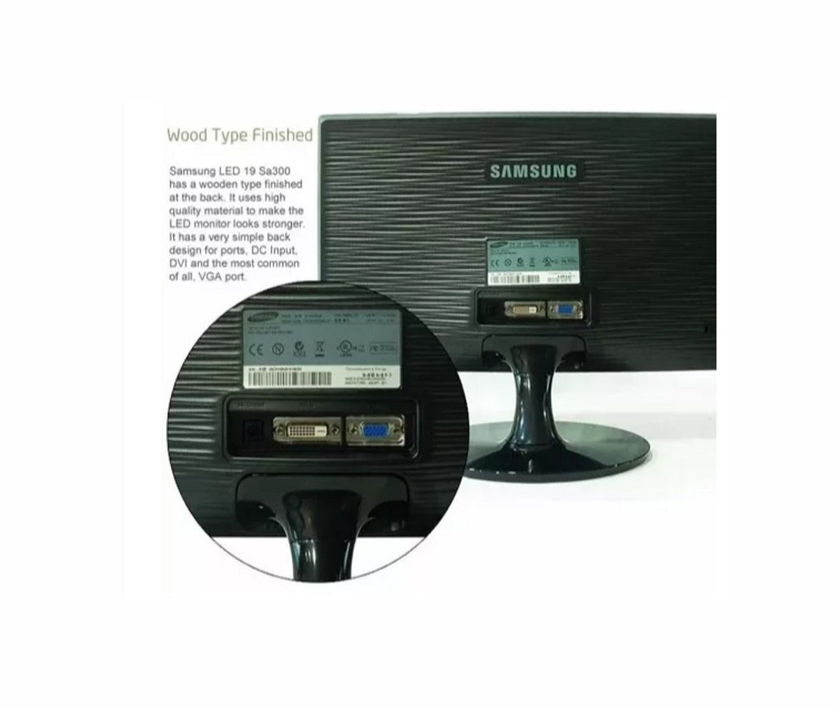 Monitor Led 19" Samsung Widescreen LS19A300