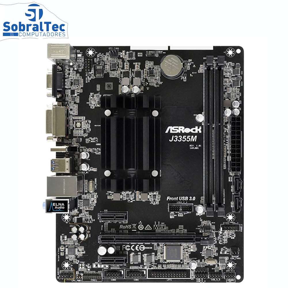 Placa Mãe AsRock J3355M-ATX com processador Dual Core / DDR3