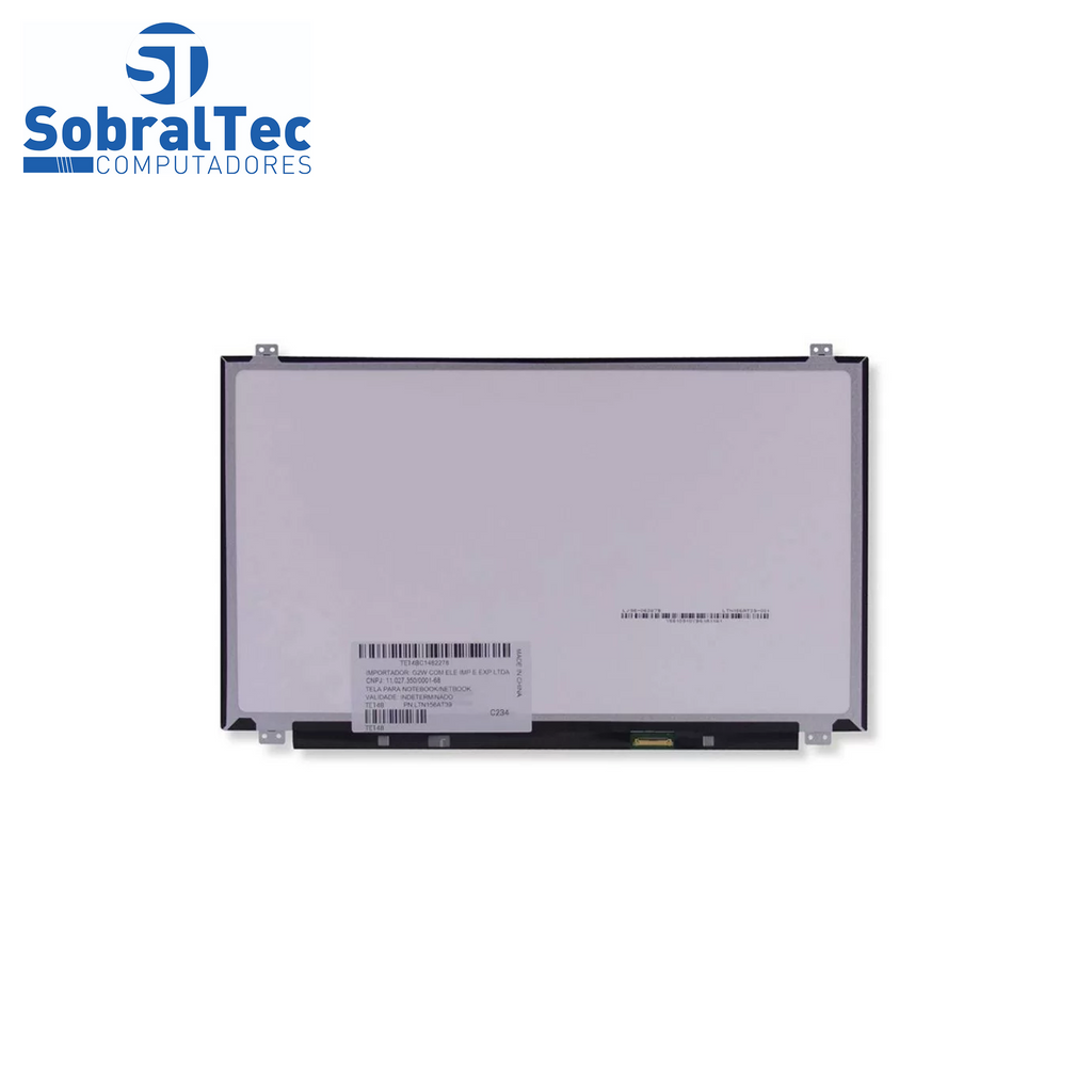 Tela Notebook Display Led Slim 15.6  NT156WHM-N42 V.8.0 Fosco 30 Pinos