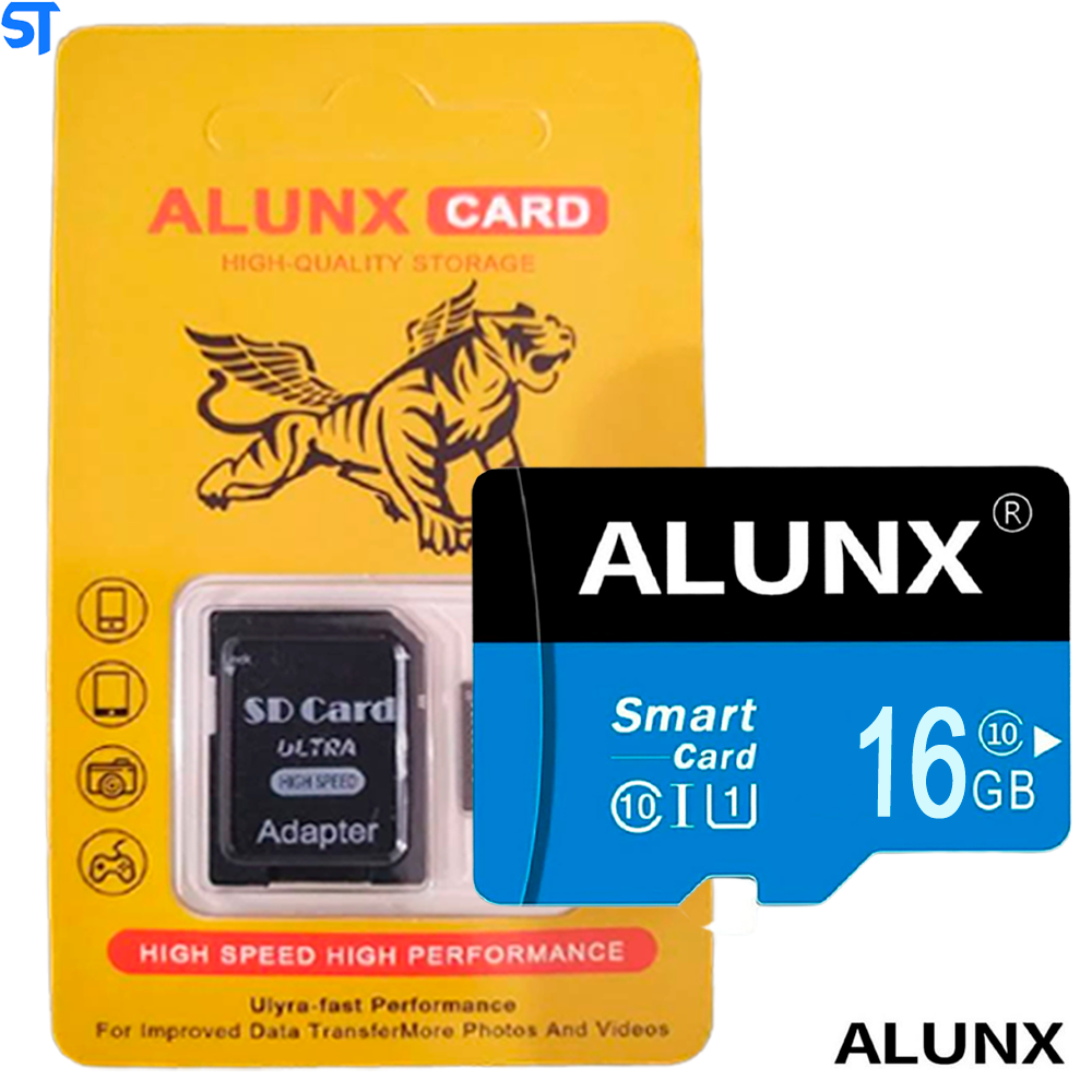 Cartão Micro SD Alunx 16Gb 25MB/s  De Leitura