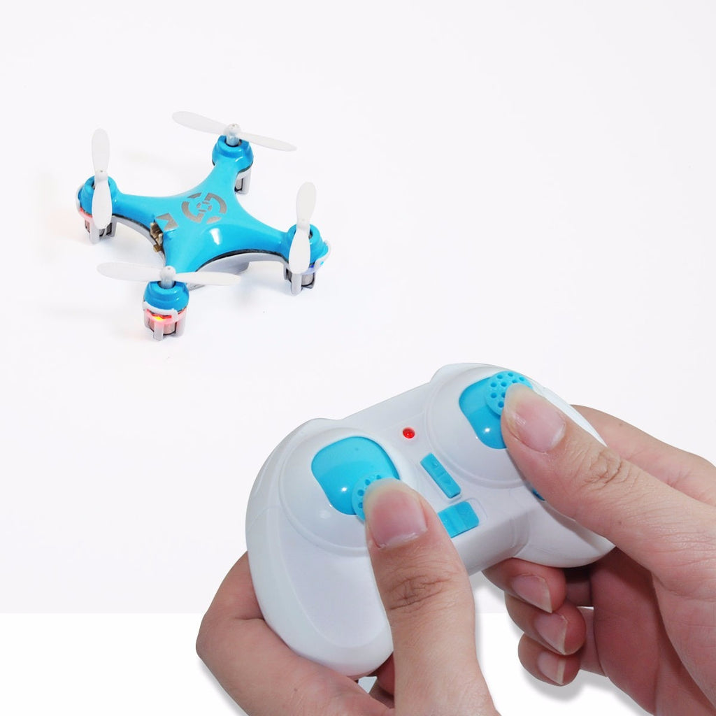 Drone Quanta Qtpdr2036 Mini Com Giro De 360º - Azul/branco