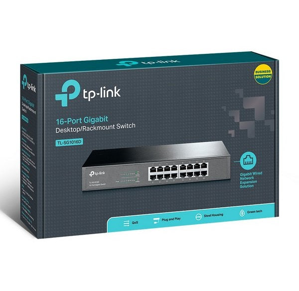 Switch 16 Portas 32Gbps Gigabit Ethernet DGS-1016D - D-Link