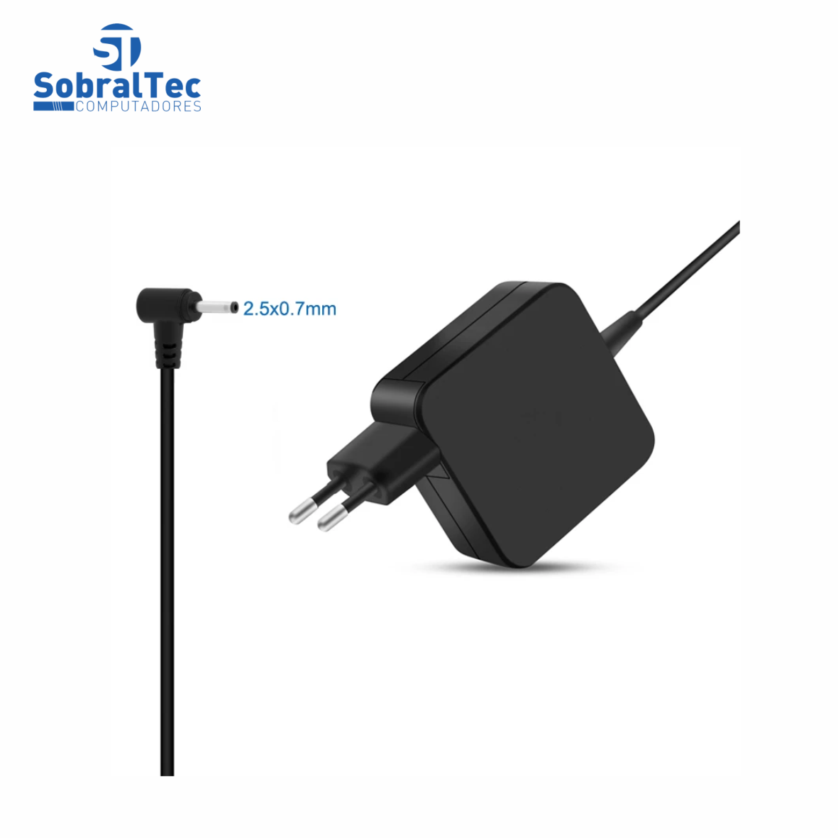 Fonte Para Notebook 12V Pino Fino 2.5x0.7mm Samsung e Chromebook