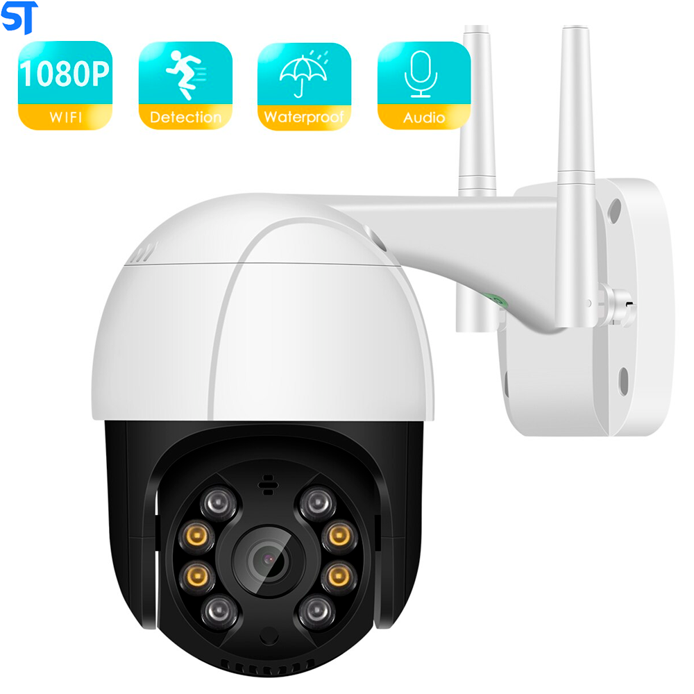 Câmera De Segurança IP Wi-Fi Externa Giratória *Visão Noturna -Detectora De Áudio- Detecção Facial