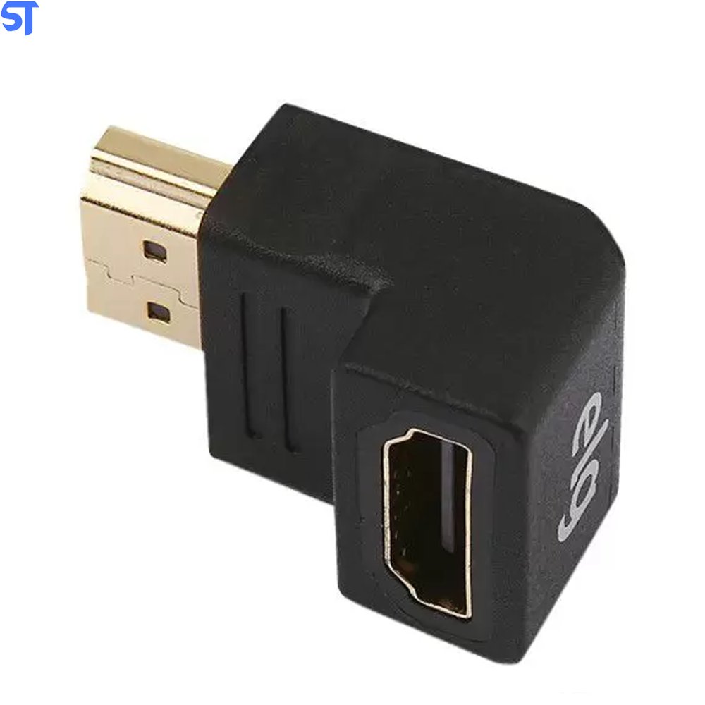 Cabo HDMI 4K 2.0v 1,8m HS18L - 19 Pinos Adaptador 90 ELG