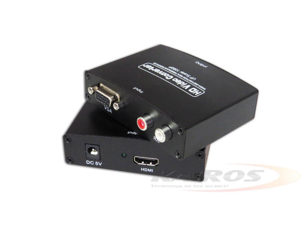Conversor Vga+ R/L Audio para Hdmi Lelong Le-4112