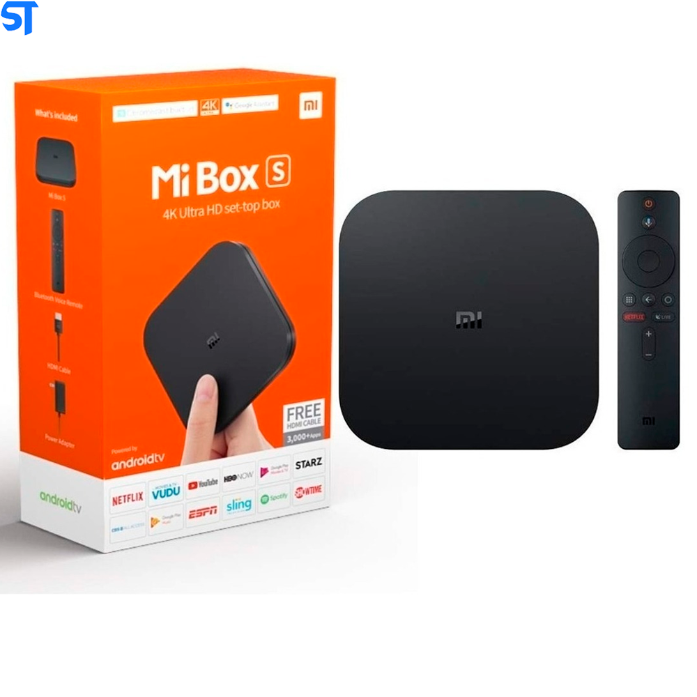 Tv Box Mi Box S Xiaomi Ultra Hd 4k Hdmi-Usb-Wifi M19a-Mdz-22-ab