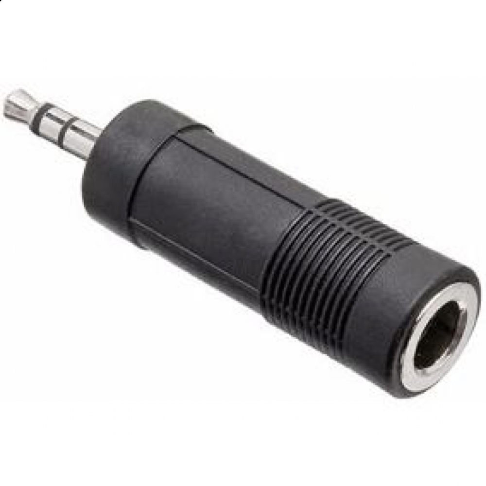 Conector Adaptador De Áudio P10 Fêmea Para P2 Macho Estéreo Lelong