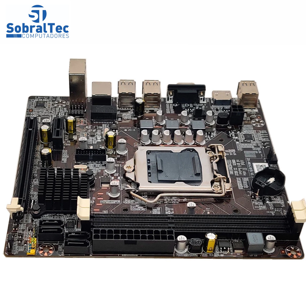 Placa Mãe Para Desktop H61 Lga 1155- DDr3 - HDMI VGA- Repeat- (Vender no Kit)