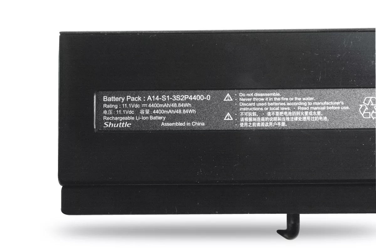 Bateria Notebook Positivo 11.1v 6 células dc Pat. Number A14-s1-3s2p4400-0