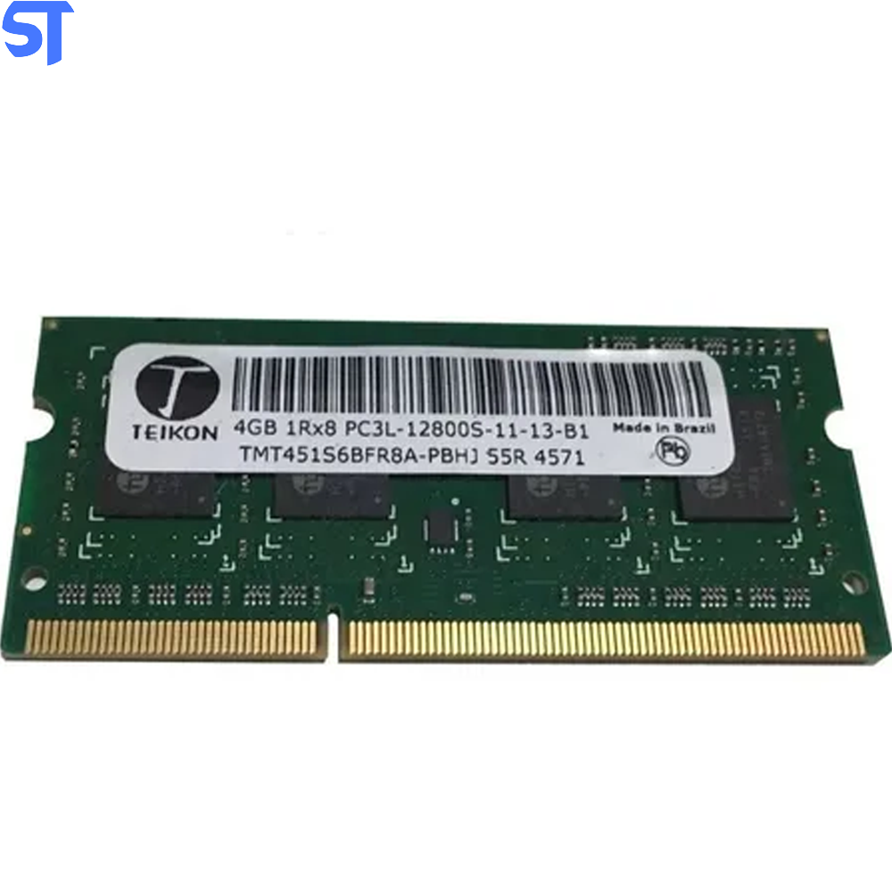 Memória Ram Notebook  Ddr3 4GB Pc3l-12800s-11-13-b1  1rx8 Teikon