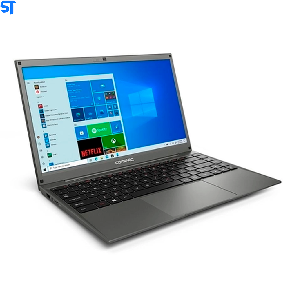 Notebook Compaq 420 Intel Pentium-N3700 4GB 120GB SSD LED Webcam HD Tela 14,1'' Windows 10 Cinza + Office 365