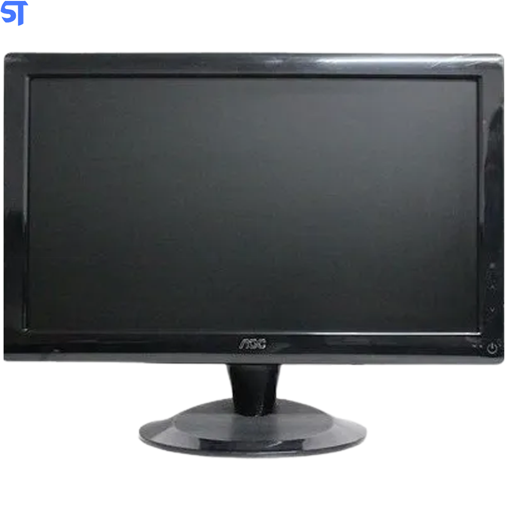 Monitor Aoc Lcd18,5 936swa preto Widescreen Semi Novo Sem Caixa e Sem Cabos