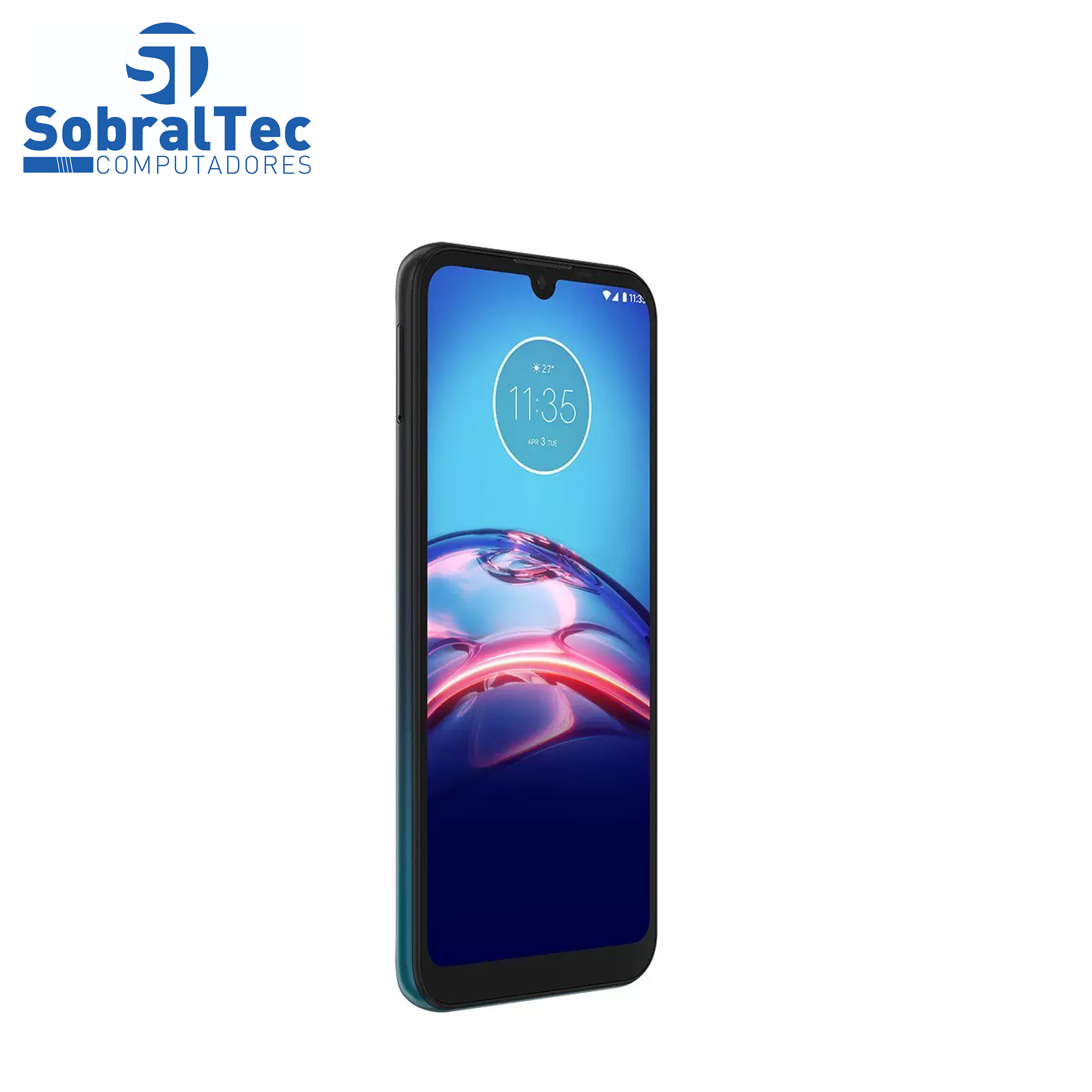 Smartphone Motorola Moto E6S 64GB Azul Navy 4G - Octa-Core 4GB RAM 6,1” Câm. Dupla + Selfie 5MP