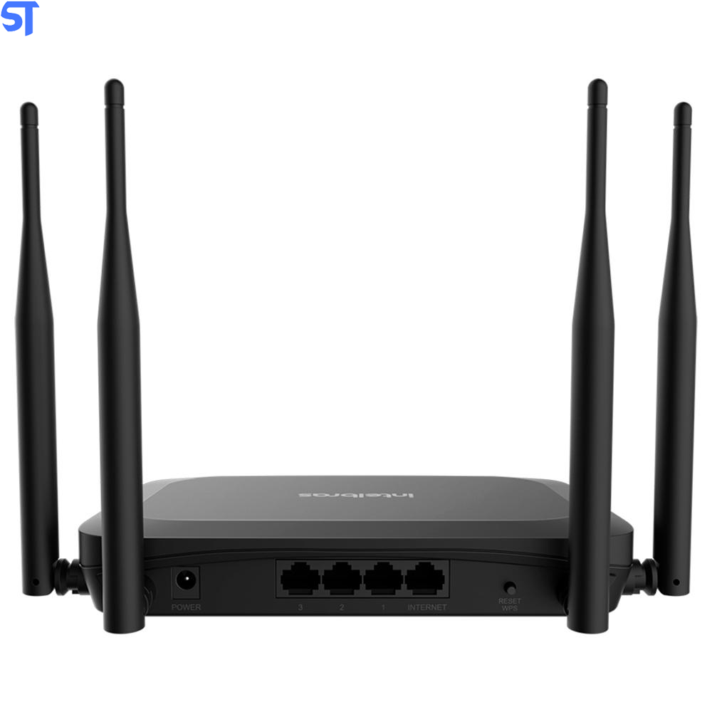 Roteador Wi-fi Dual Band Ac 1200 Porta Wan Gigabit 3 Lan Fast Ethernet 4 Antenas Intelbras Gf 1200