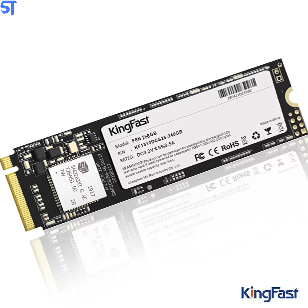 HD SSD M.2 KingFast 256Gb De Armazenamento 2400Mb/s De Leitura E1700Mb/s De Escrita