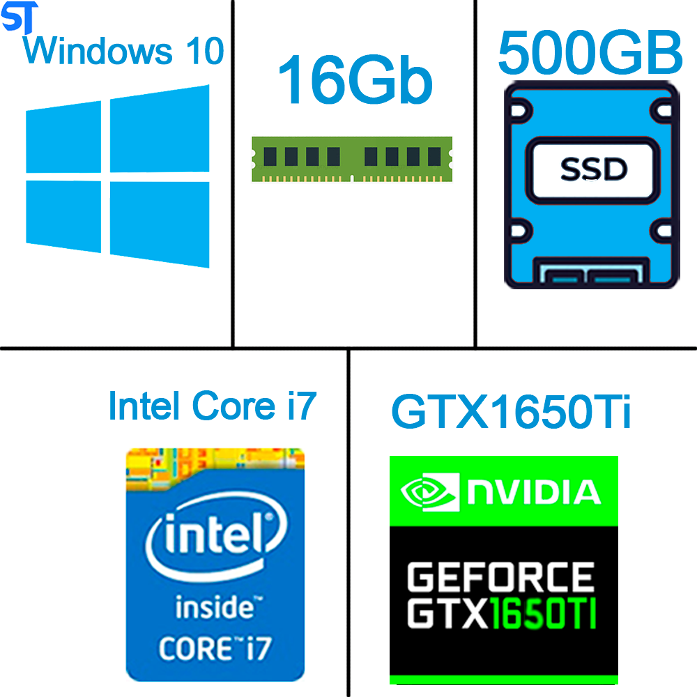 Notebook Avell A62 Liv Intel Core i7 10750H -SSD M.2 500GB- 16Gb Ram DDR4 -PL de Vídeo GTX1650 Ti Windows 10 Home  - Pre