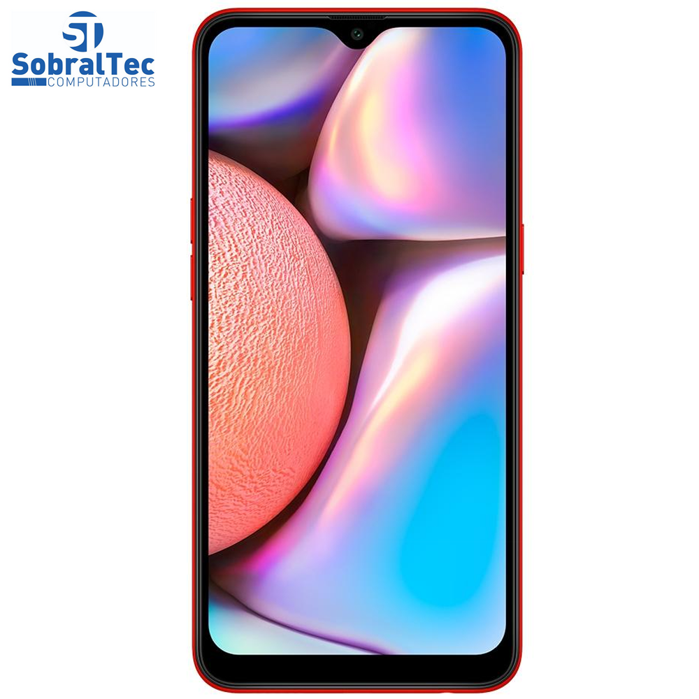 Smartphone Samsung Galaxy A10s 32GB RAM 2GB Octa-Core 13MP Vermelho Absurdo - SM-A107MDRRZTO
