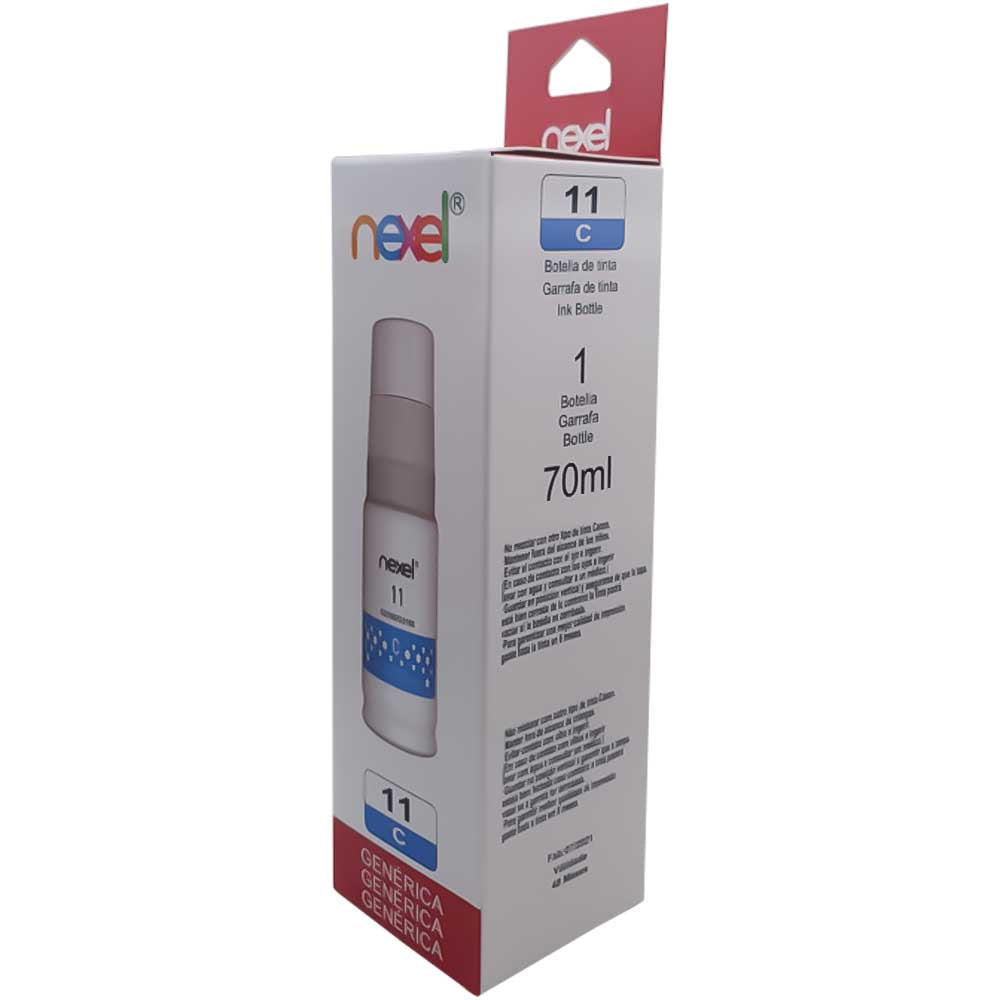 Refil De Tinta Compativel Canon Nexel Ciano C11 G2160/G3160 70Ml