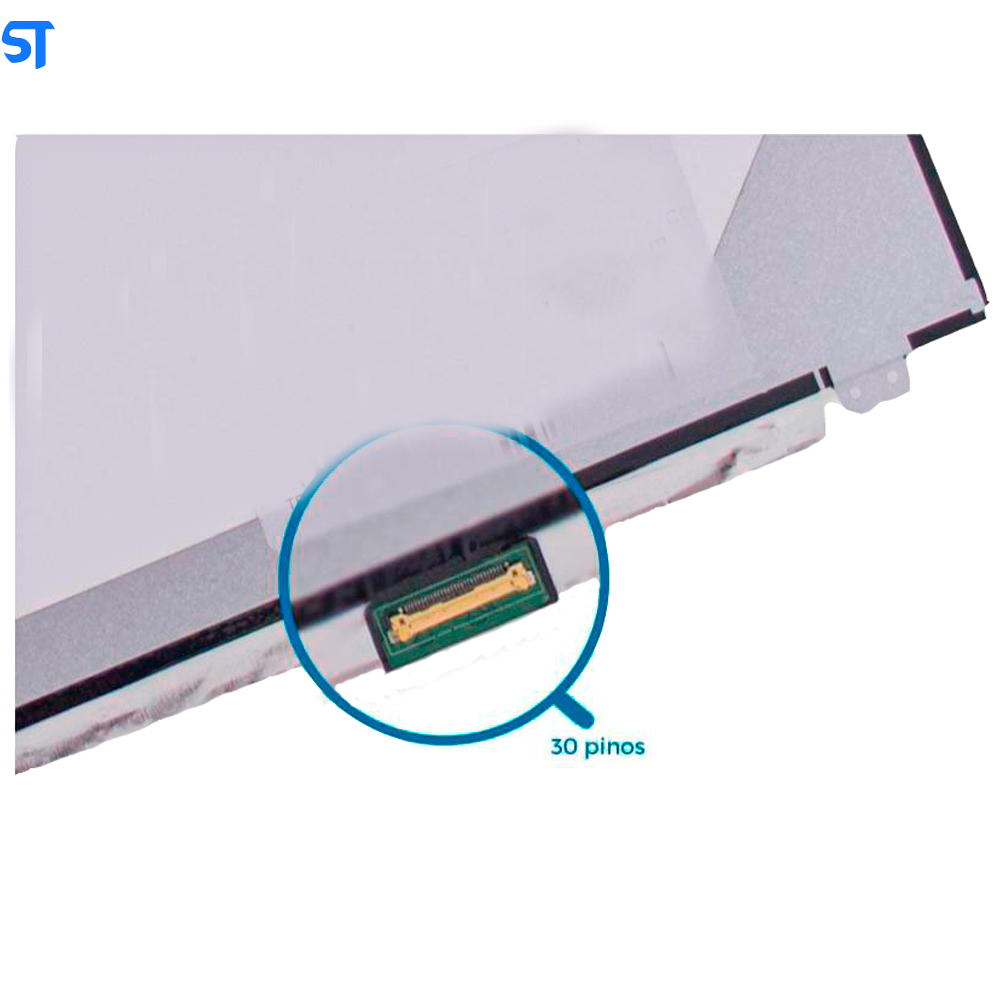 Tela Notebook 15.6 LED Ultra Slim -30 Pinos Full-HD 1920x1080- B156HTN03.8 Malha Inferior Direito Com Abas TL10021