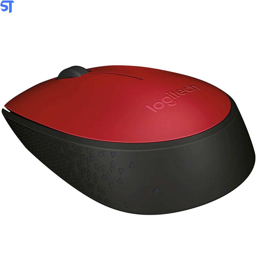 Mouse Logitech Wireless M170 Vermelho