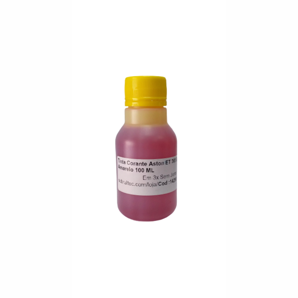 Tinta Corante Aston ET 365 Epson/Hp Amarelo 100 ML