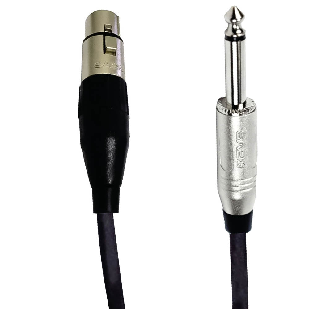 Cabo De Microfone XLR Fêmea X P10 Macho 5 Metros, KSR STD, Corpo Em Metal - X30