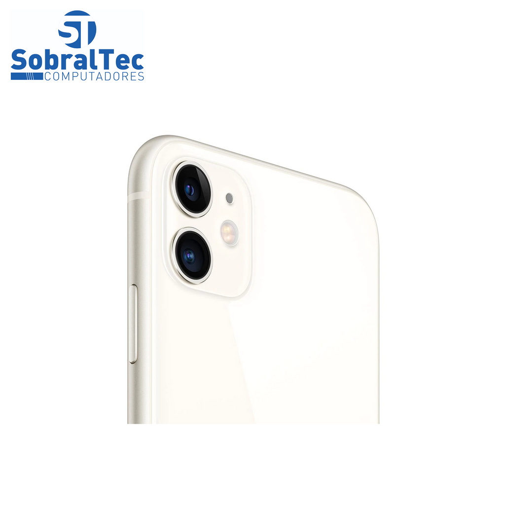 iPhone 11 Apple 256GB Branco Tela de 6,1”, Câmera Dupla de 12MP, iOS